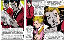 Lance in Wayne Manor with Bruce and Dick