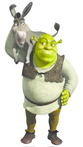 Shrek and Donkey render 1