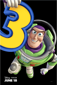 Buzz's promonational poster for Toy Story 3