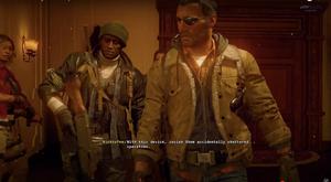Weaver, Grey, Carver and Maya follow Richtofen to the Liminal Space Portal.