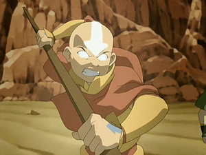 Aang's breakdown as he furiously demands to know where Appa is taken