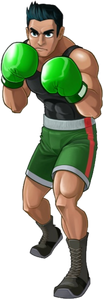 Little Mac's artwork of Punch-Out for Wii.