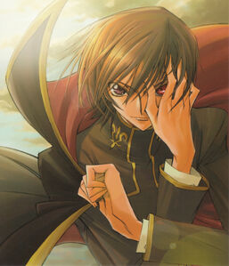 Code Geass Lelouch Lamperouge with cloak