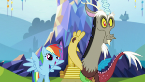 Dash and Discord greeted