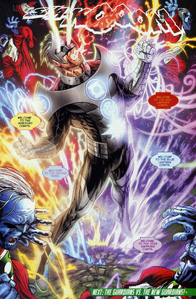Kyle Rayner as the Hybrid Lantern.