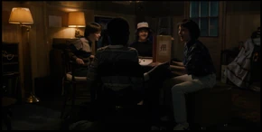 Lucas hearing Will managing to strike a direct hit to the thessalhydra.