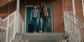 After Will wakes up, Joyce leaves the school with her son.