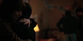Joyce hugging and reuniting with El.