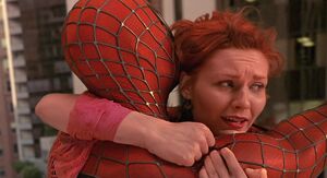Mary Jane was saved by Spider-Man
