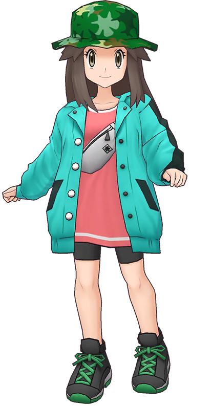 Pokemon Characters Trainer Leaf Alola (Green)