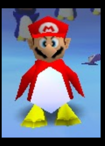 Mario party 2 mario with penguin suit