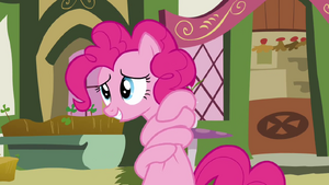 Pinkie Pie hugging herself S3E3