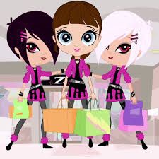 Blythe Shopping with Biskit Twins