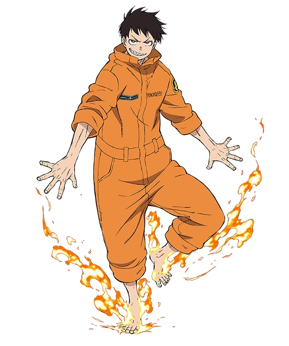 Enen no Shouboutai Fire Force Kusakabe Shinra Benimaru Shinmon