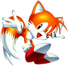 Tails' artwork of Sonic Chaos.