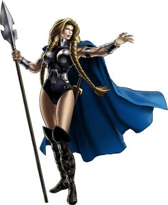 Valkyrie in Marvel Avengers Alliance.