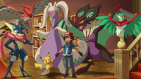 Ash and his Pokemons (After Team Flare's Defeat)