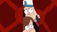 S2e7 dipper and mabel looking out