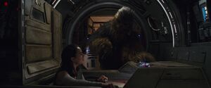 Chewie and Rey TLJ