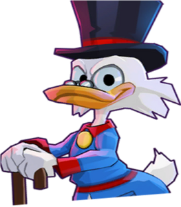 Scrooge McDuck in Disney Sorcerer's Arena