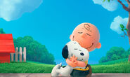 Charlie Brown hugs Snoopy in a trailer for The Peanuts Movie.