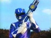 Foam Gun Billy holding itMMPR