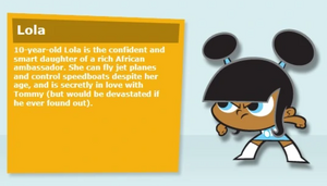 Black Characters in Animation — Lola Mbolắ (Robotboy)