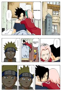 Naruto Manga Sasuke and Sakura moment