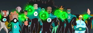 Members of the Green Lantern Corps
