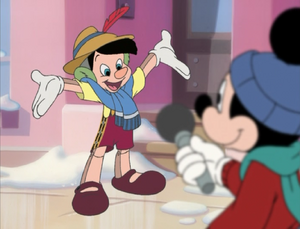 Pinocchio Xmas House of Mouse