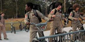 (Will: "Who are you going to call?") "Ghostbusters!"