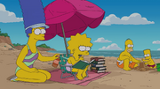 The Simpsons at the Beach