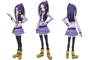 Character sheet of Ellen in casual outfit