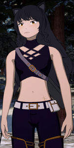 Blake's Timeskip outfit without her jacket (Volume 6 and early 7)