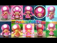 Evolution Of Toadette In Mario Party Games -2004-2021-