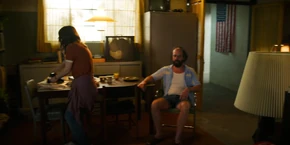 Joyce going to use Murray's phone to call back the government agent.