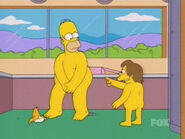 Homer and Nelson's clothes are gone
