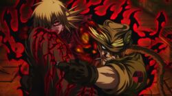 Seras Victoria vs Sasuke Uchiha