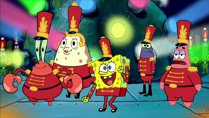 SpongeBob at Super Bowl 2019