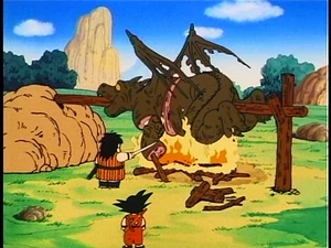 Tumblr inline pmjcvaKH9d1r15usg 1280.jpg (129 KB) Yajirobe killed Cymbal one of King Piccolo's mutanted children and is eating him.