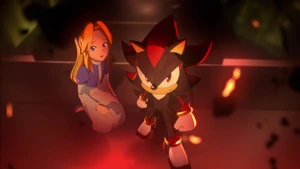 Shadow and Maria suddenly seeing the ARK getting attacked.