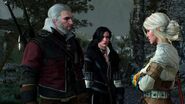 Geralt, Ciri and Yennefer