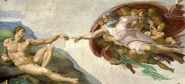 Michelangelo - Creation of Adam (cropped).jpg (191 KB) "The Creation of Adam." by Michelangelo