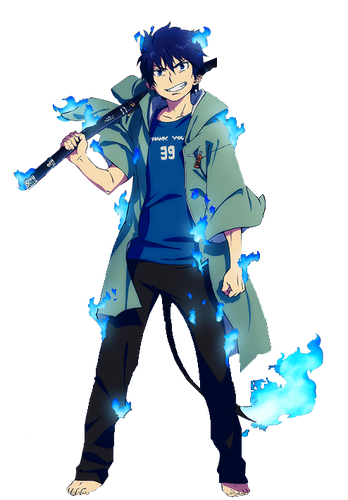 Rin okumura render by ironoakman-dag0d5p