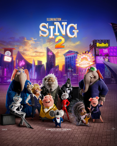 Sing 2 Portuguese poster