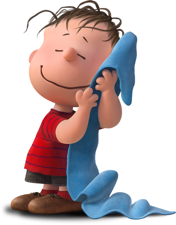 Linus and online his blanket