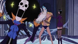 Thriller Bark - Brook, Franky and Robin