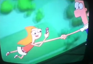 Candace con su celular