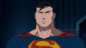 Superman as he appeared in 2019 animated film Reign of the Supermen.