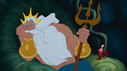 Triton after Ariel swims off in sadness.